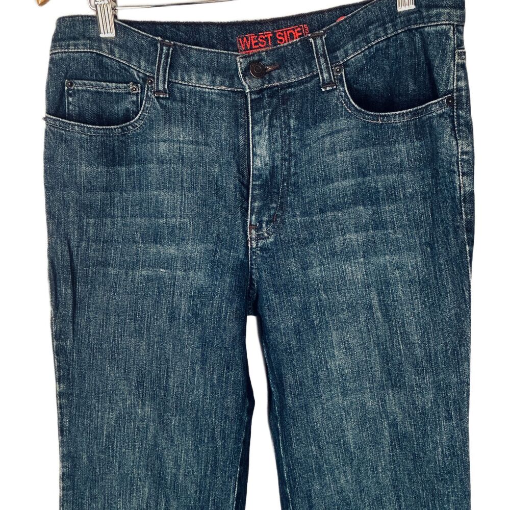 New York and Co Jeans 10 TALL West Side Boot Cut Stretch Denim Mid Rise - Picture 2 of 7